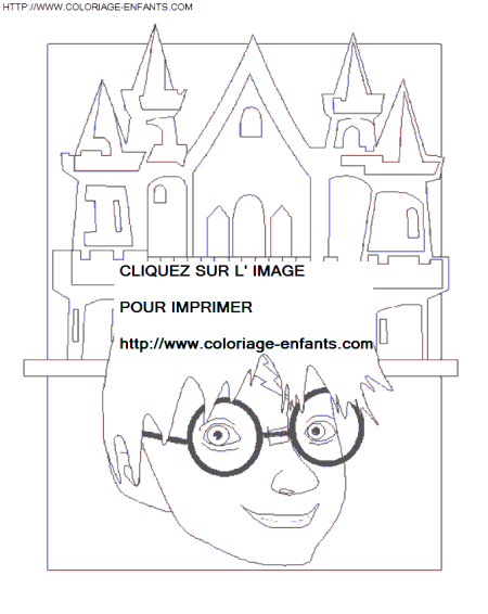 Harry Potter coloring