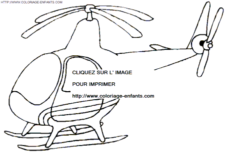 Helicopter coloring