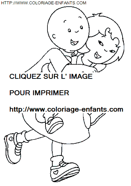 Caillou coloring