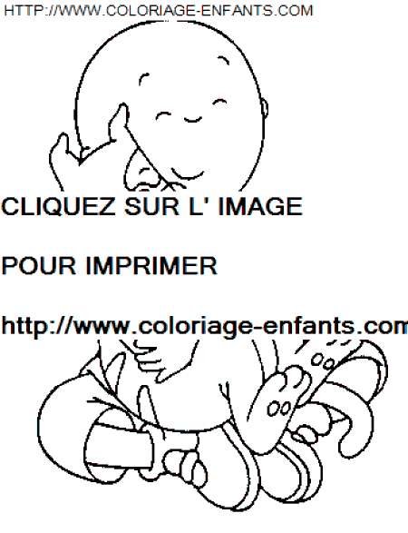 Caillou coloring