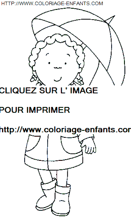 Caillou coloring