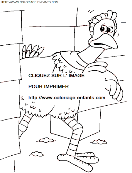 Chicken Run coloring