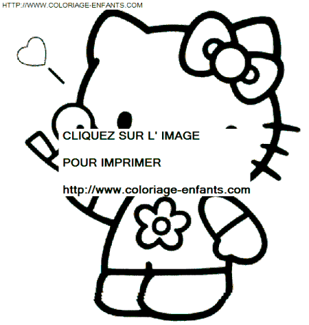 Hello Kitty coloring