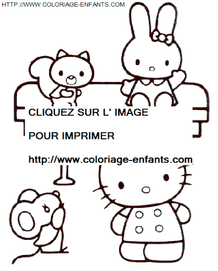 Hello Kitty coloring