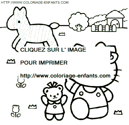 Hello Kitty coloring