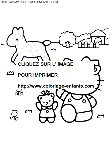 Hello Kitty coloring