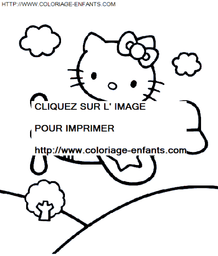 Hello Kitty coloring