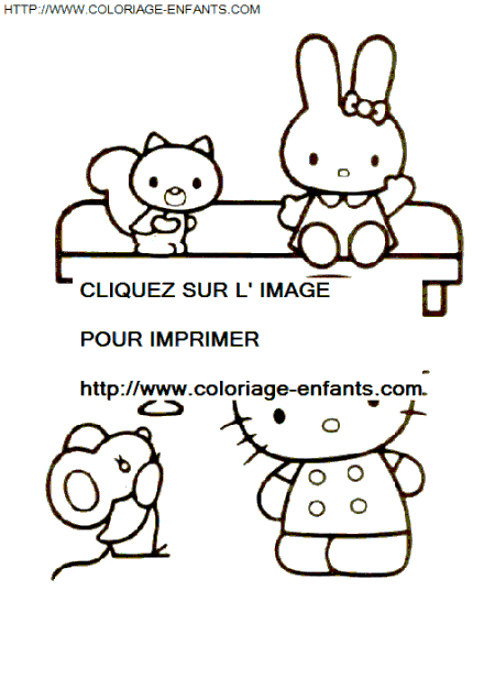 Hello Kitty coloring