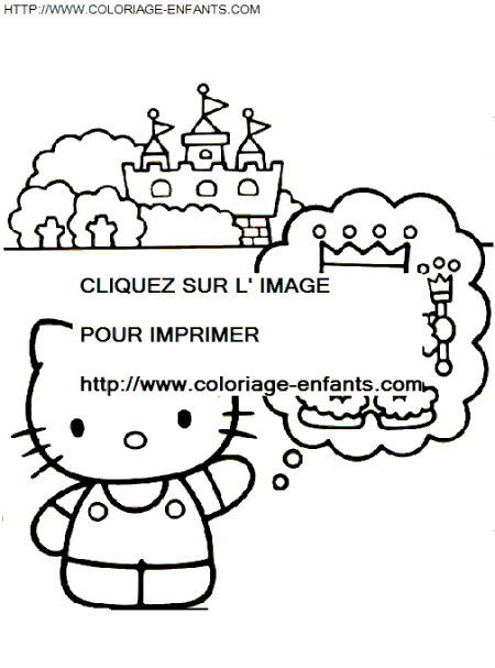 Hello Kitty coloring