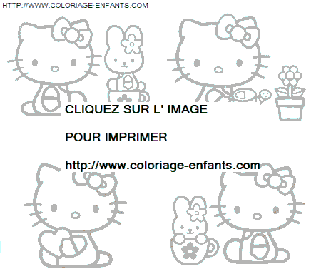 Hello Kitty coloring