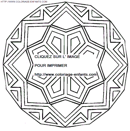 Mandala coloring