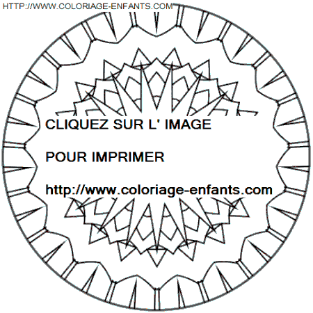 Mandala coloring