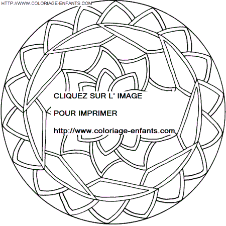 Mandala coloring