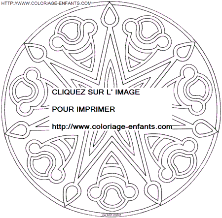 Mandala coloring