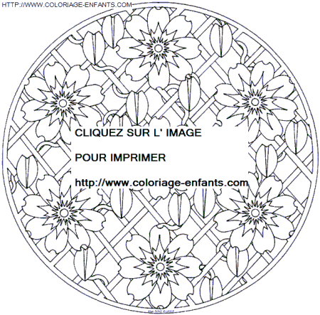 Mandala coloring