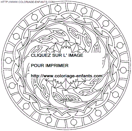 Mandala coloring