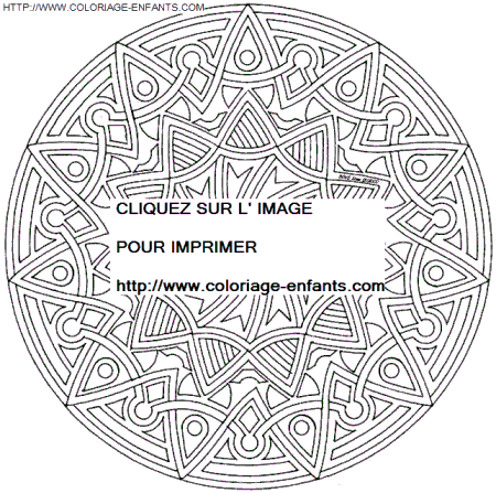 Mandala coloring