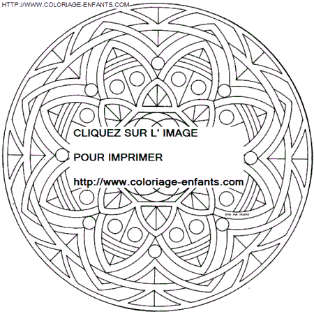 Mandala coloring