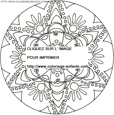 Mandala coloring