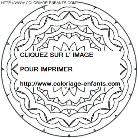 Mandala coloring