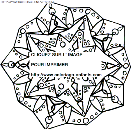 Mandala coloring