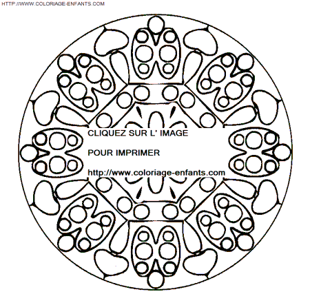 Mandala coloring