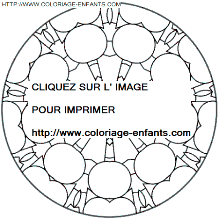 Mandala coloring