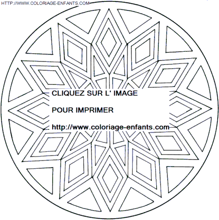 Mandala coloring