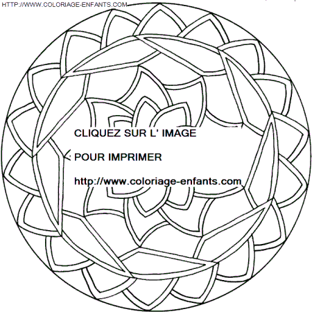 Mandala coloring