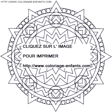 Mandala coloring