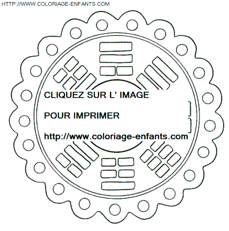 Mandala coloring