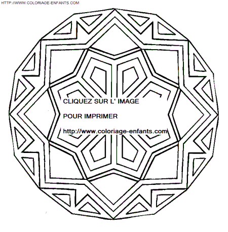 Mandala coloring