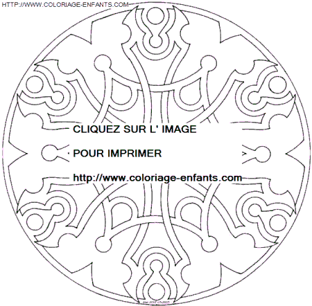 Mandala coloring