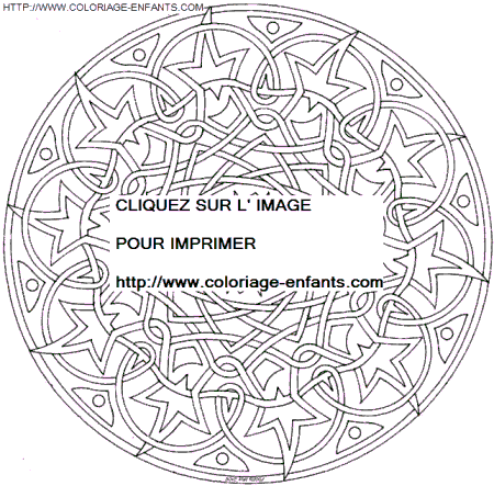 Mandala coloring