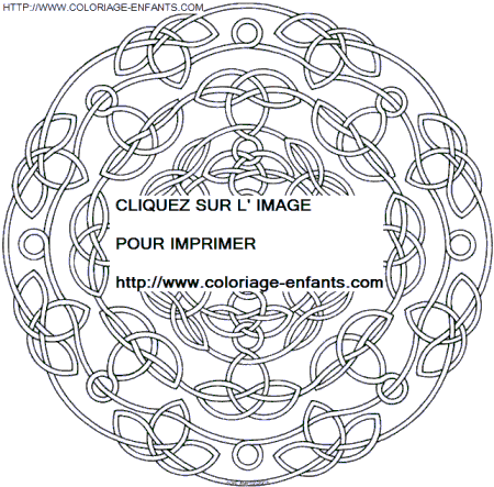 Mandala coloring