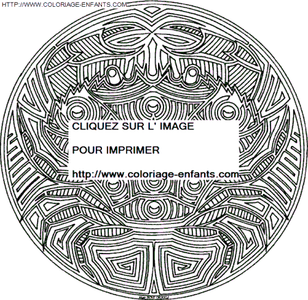 Mandala coloring