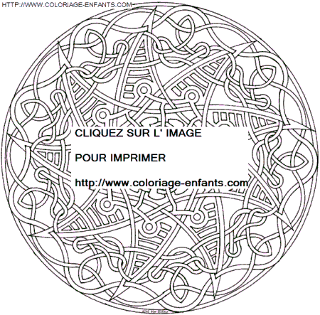 Mandala coloring