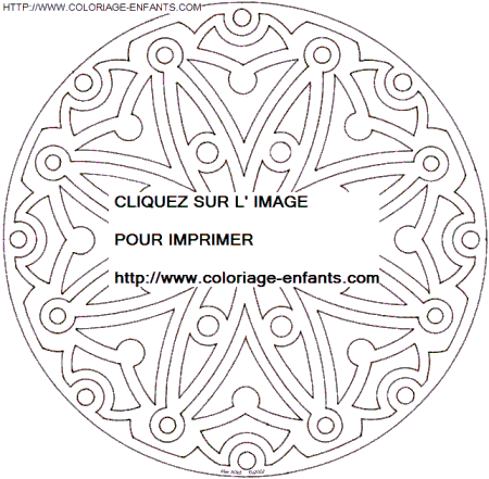 Mandala coloring