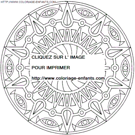 Mandala coloring