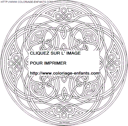 Mandala coloring