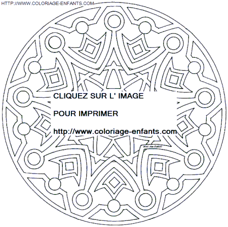 Mandala coloring