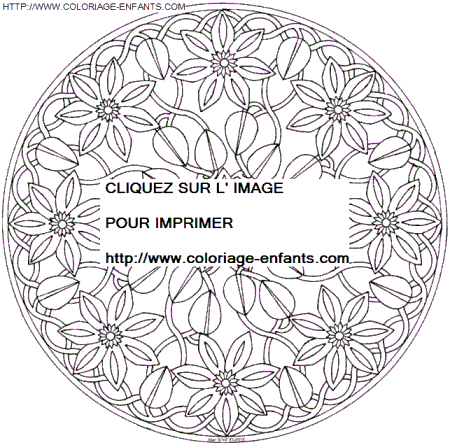 Mandala coloring