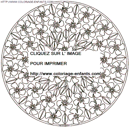 Mandala coloring