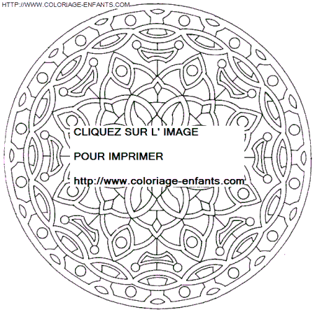 Mandala coloring