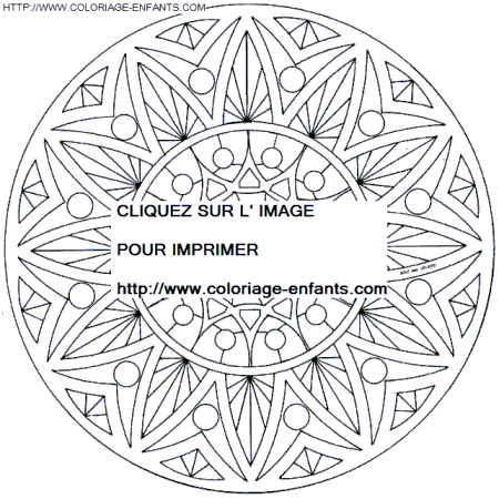 Mandala coloring