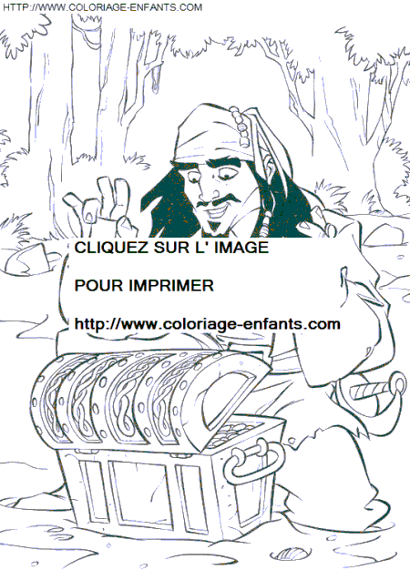 Pirates Of The Caribbean coloring