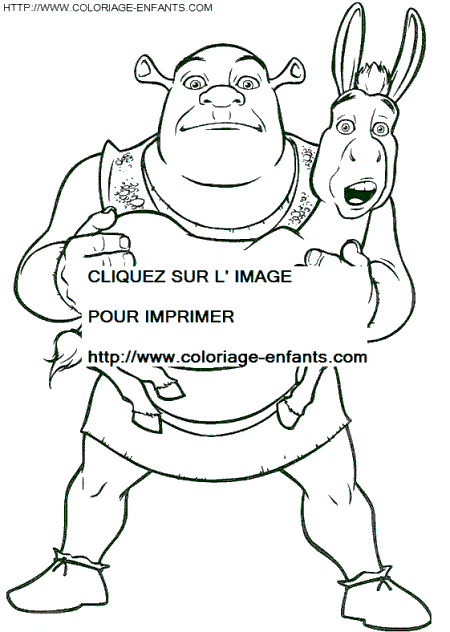 Shrek coloring