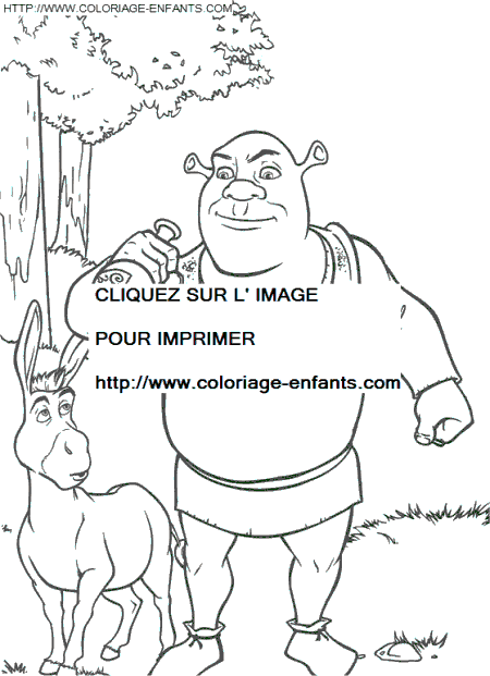 Shrek coloring