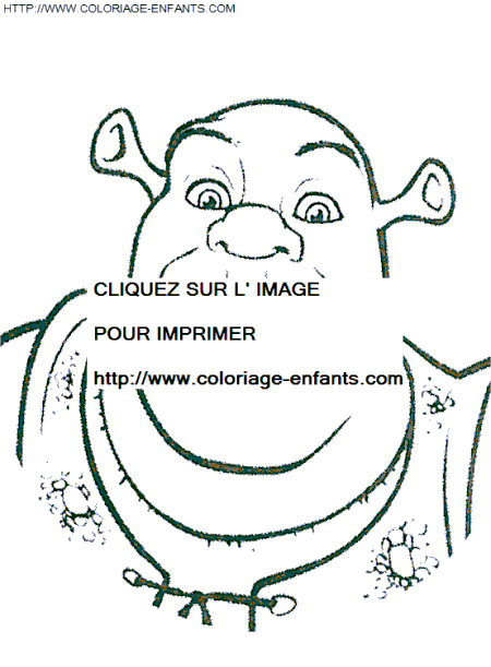 Shrek coloring