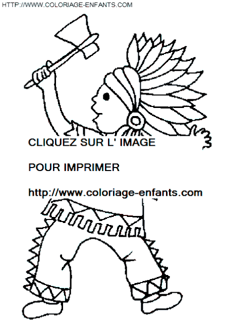 Indian coloring